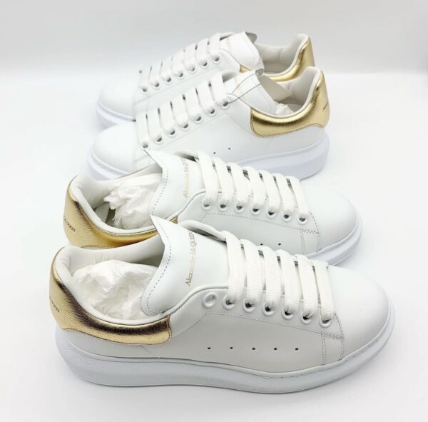 Alexander Mcqueen Gold Tab 38.5 White - Image 3