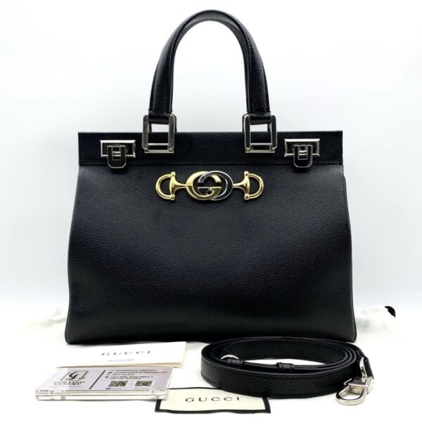 Gucci Zumi Top Handle Black