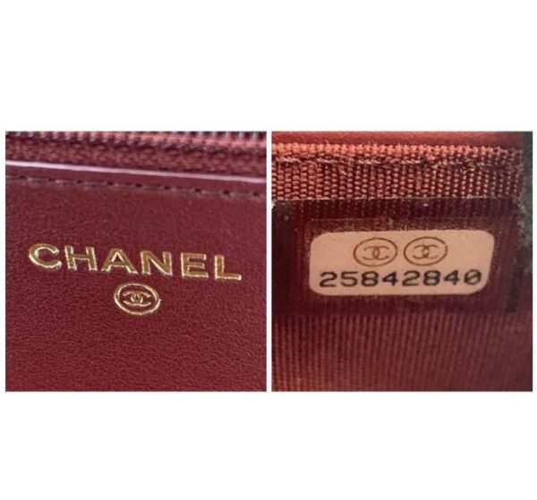 Chanel Boy Woc Caviar GHW (Maroon) - Image 10