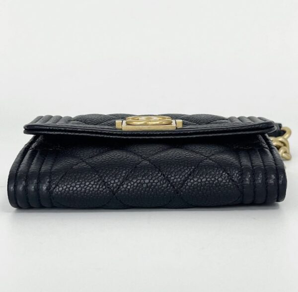 Chanel Mini Boy Woc GHW Black - Image 6