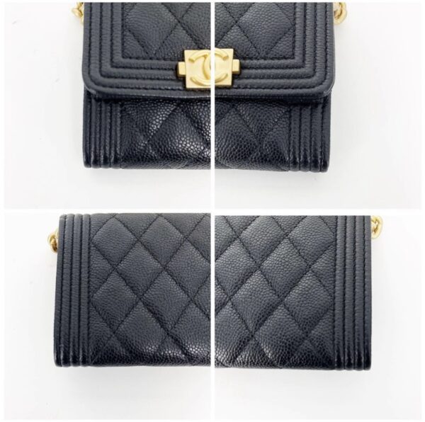 Chanel Mini Boy Woc GHW Black - Image 8