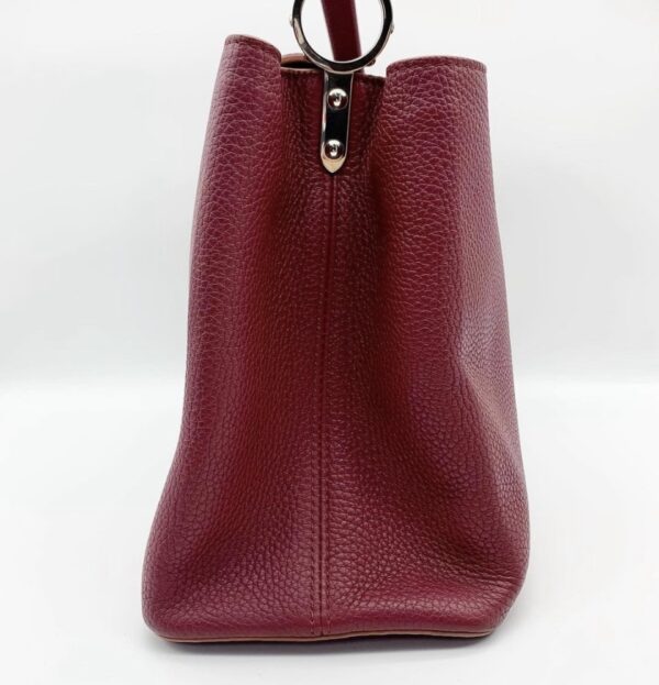 LV Capucines MM Taurillon (Maroon) - Image 3