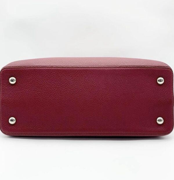 LV Capucines MM Taurillon (Maroon) - Image 7