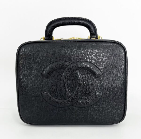 Chanel CC Square Vanity Bag in Caviar Black - Image 2