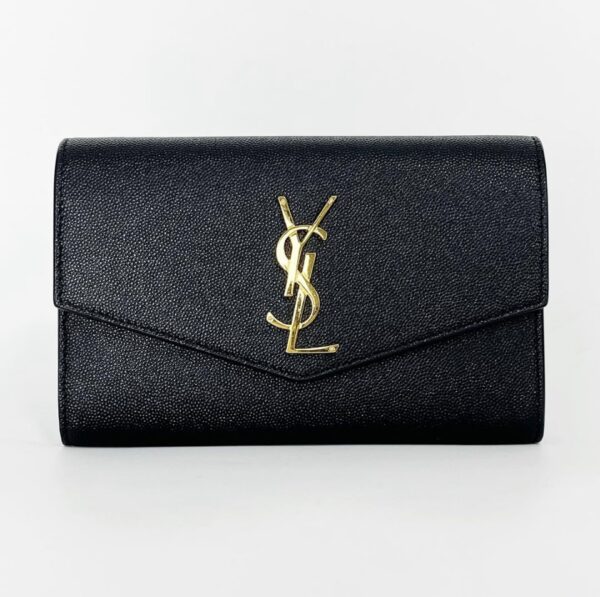 Ysl Uptown Chain WOC GHW Black - Image 2