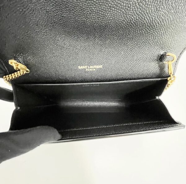 Ysl Uptown Chain WOC GHW Black - Image 8