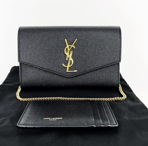 Ysl Uptown Chain WOC GHW Black