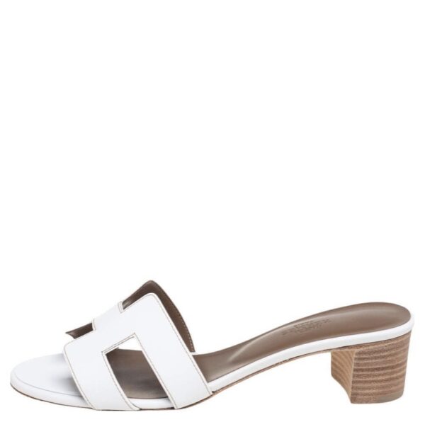 Bnew Hermes Oasis White 38.5 - Image 5