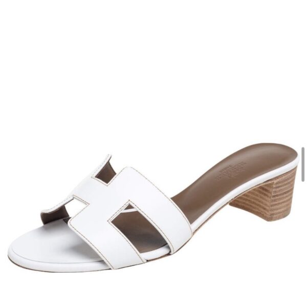 Bnew Hermes Oasis White 38.5 - Image 7