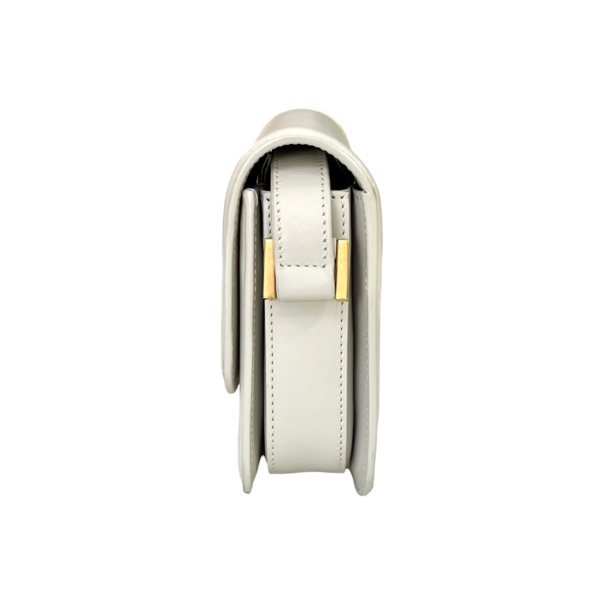 YSL SMALL SOLFERINO GHW WHITE - Image 10