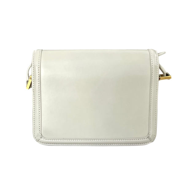 YSL SMALL SOLFERINO GHW WHITE - Image 2