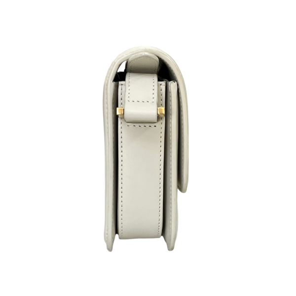 YSL SMALL SOLFERINO GHW WHITE - Image 3