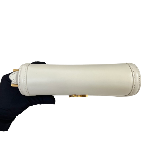 YSL SMALL SOLFERINO GHW WHITE - Image 4
