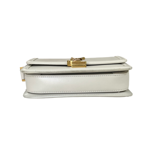 YSL SMALL SOLFERINO GHW WHITE - Image 5