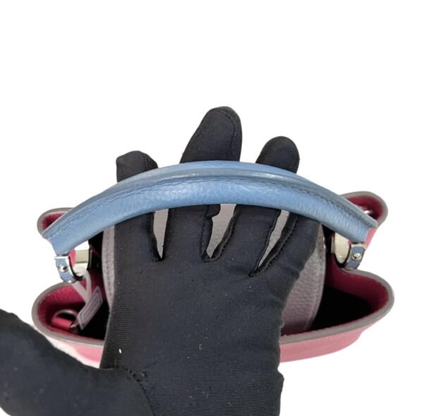 LV CAPUCINES BB PINK BLUE - Image 6