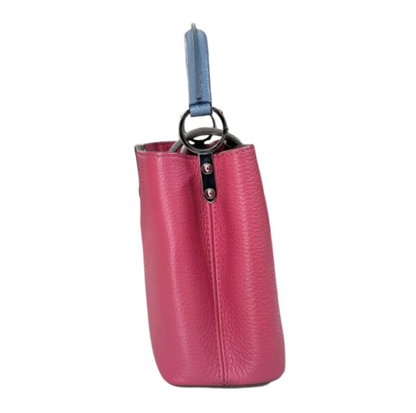 LV CAPUCINES BB PINK BLUE - Image 5