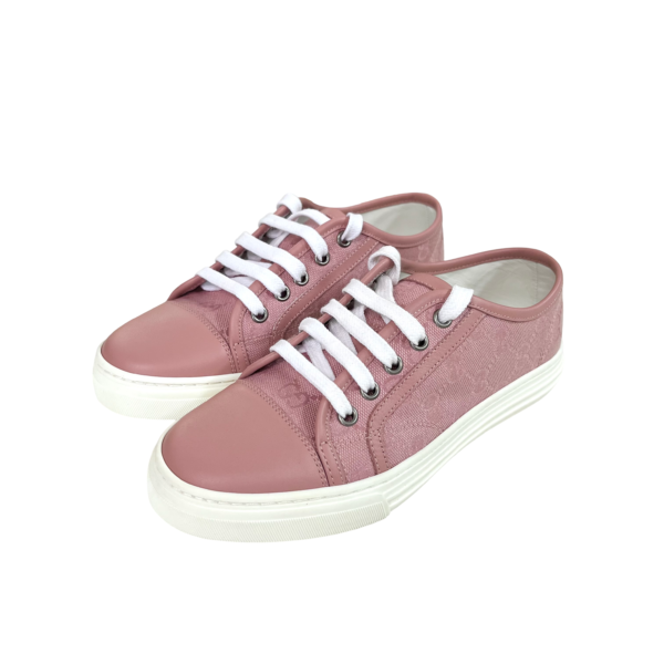 BNEW GUCCI GG SNEAKERS PINK 35 - Image 5