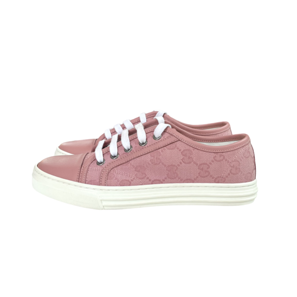 BNEW GUCCI GG SNEAKERS PINK 35 - Image 7