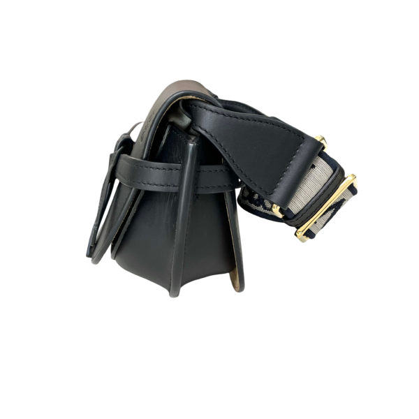 LOEWE MINI GATE LOGO STRAP BLACK - Image 5