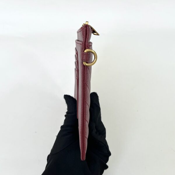 YSL BILL POUCH GHW MAROON - Image 10