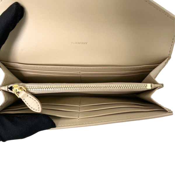 BNEW BURBERRY HALTON LIGHT BEIGE WALLET - Image 9