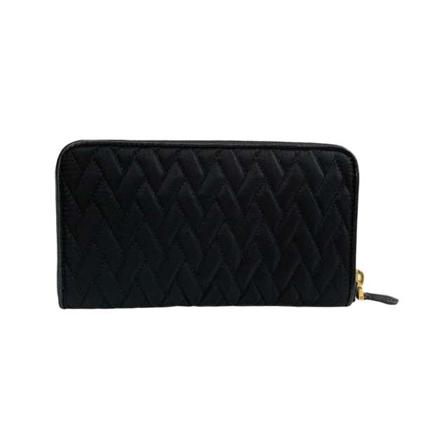 PRADA NYLON LONG WALLET GHW BLACK - Image 8