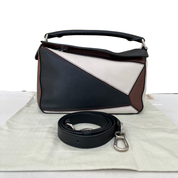 LOEWE SMALL PUZZLE TRICOLOR