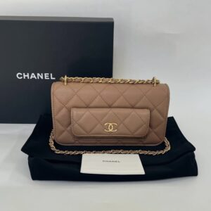 CHANEL CAVIAR WOC MICROCHIP
