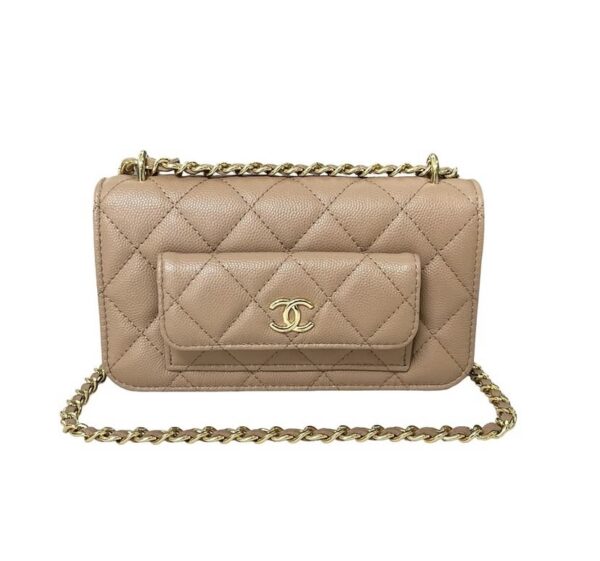 CHANEL CAVIAR WOC MICROCHIP - Image 10