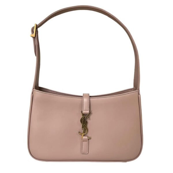 YSL LE 5 A 7 MEDIUM HOBO BAG NUDE PINK - Image 9