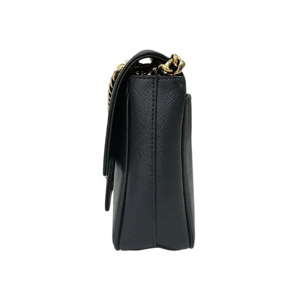 PRADA 1BD193 SAFFIANO FLAP BLACK - Image 8