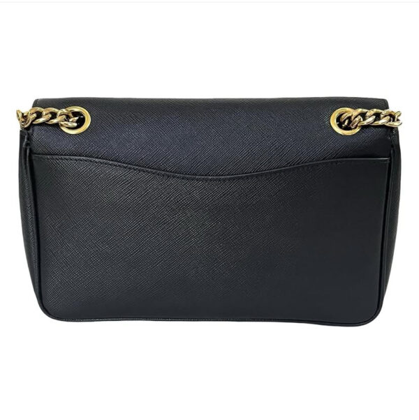 PRADA 1BD193 SAFFIANO FLAP BLACK - Image 7