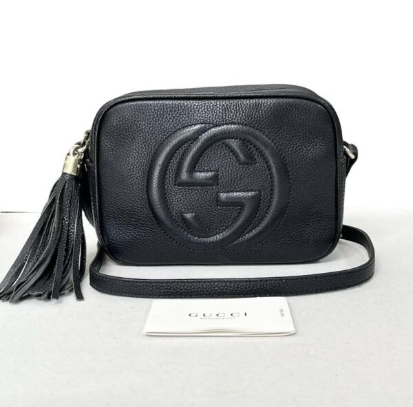 GUCCI SOHO CAMERA BAG BLACK