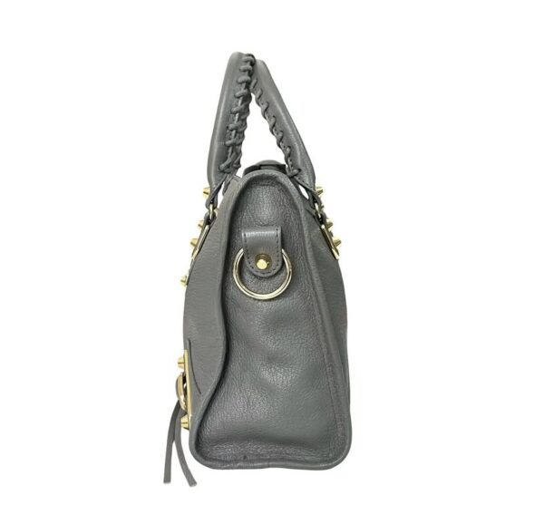 BALENCIAGA SMALL CITY MET EDGE GHW GRAY - Image 8
