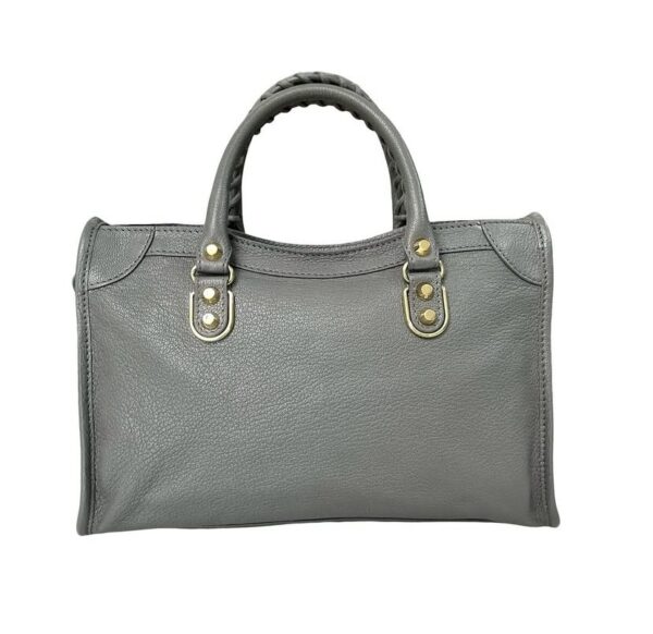BALENCIAGA SMALL CITY MET EDGE GHW GRAY - Image 7