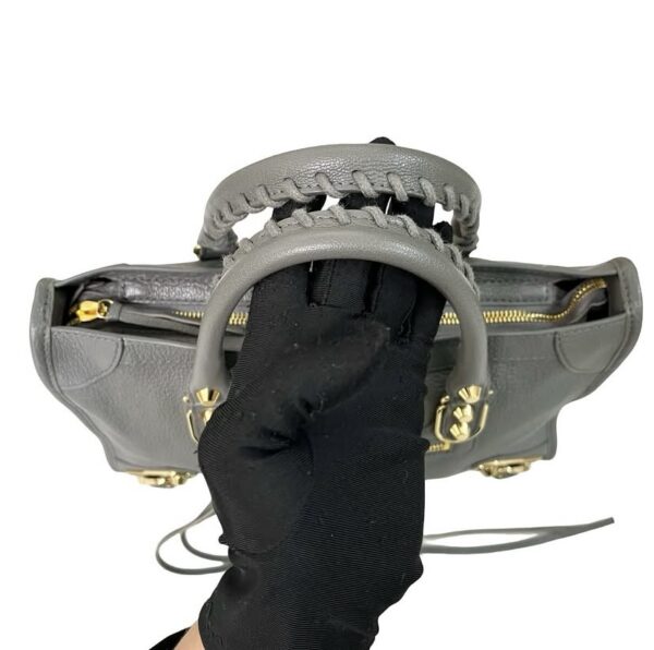 BALENCIAGA SMALL CITY MET EDGE GHW GRAY - Image 5