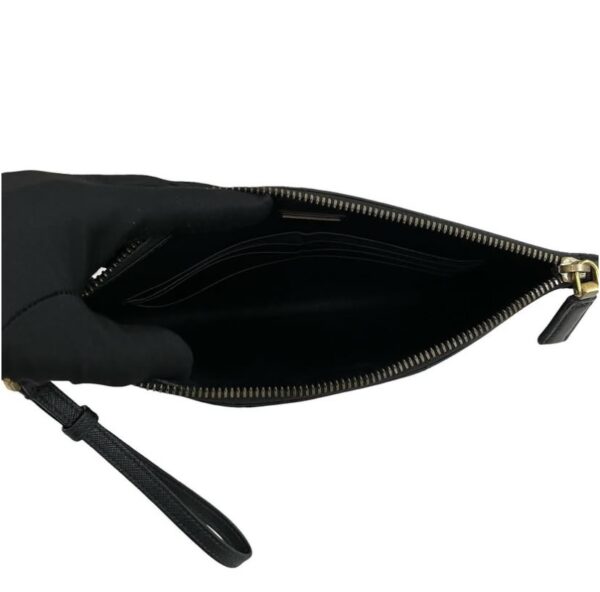 PRADA 2NH05V CLUTCH SAFFIANO METAL BLACK - Image 9