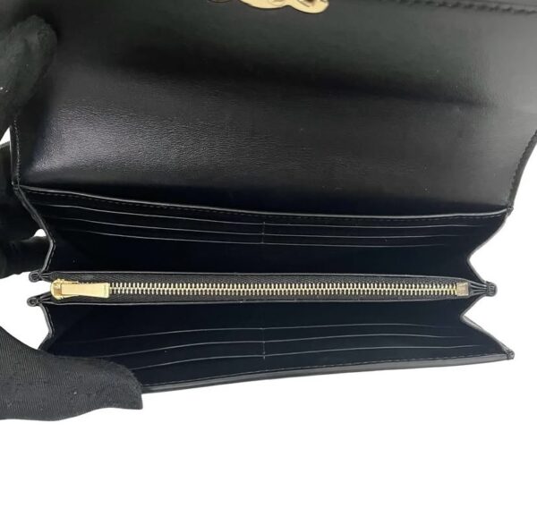 CELINE TRIOMPHE LONG WALLET BLACK - Image 3