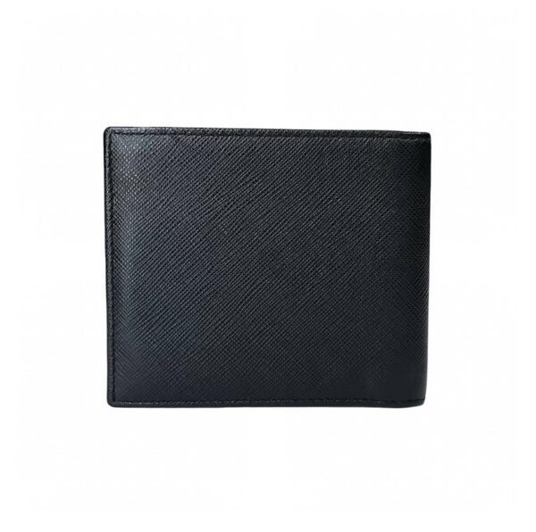 PRADA 2MO513 SAFFIANO TRIANGLE WALLET BLACK - Image 9