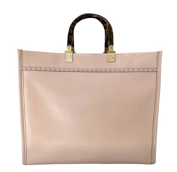 FENDI MEDIUM SUNSHINE TOTE ROSE PINK - Image 7