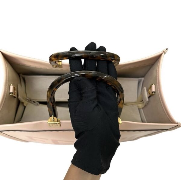 FENDI MEDIUM SUNSHINE TOTE ROSE PINK - Image 5