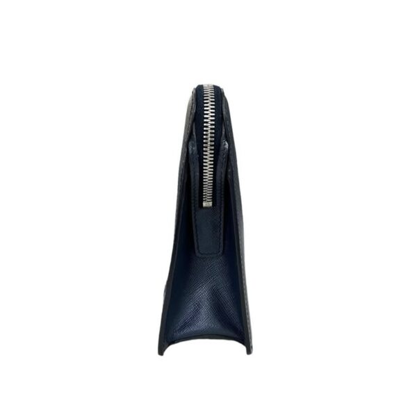 PRADA 2VF056 SAFFIANO CLUTCH NAVY BLUE - Image 8