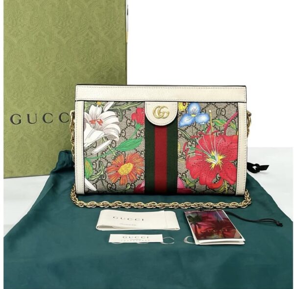 GUCCI OPHIDIA SLING BAG FLORAL