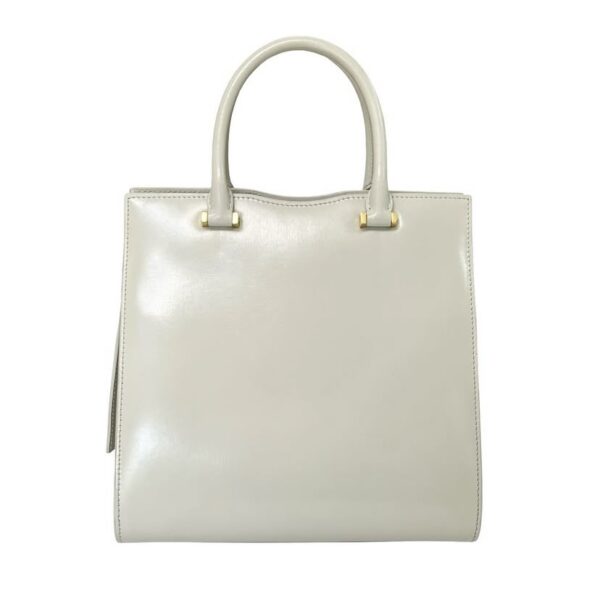 YSL SMALL UPTOWN TOTE WHITE - Image 7