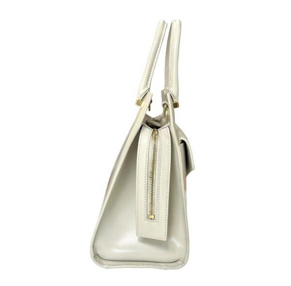 YSL SMALL UPTOWN TOTE WHITE - Image 6