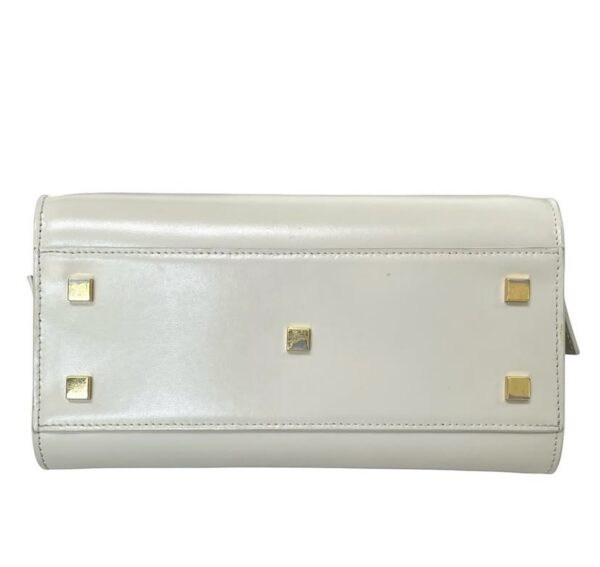 YSL SMALL UPTOWN TOTE WHITE - Image 4
