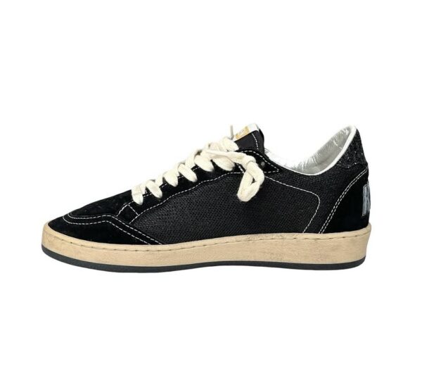 GOLDEN GOOSE BALL STAR D3 SUEDE & MESH LOW TOP SNEAKERS 36 BLACK - Image 7