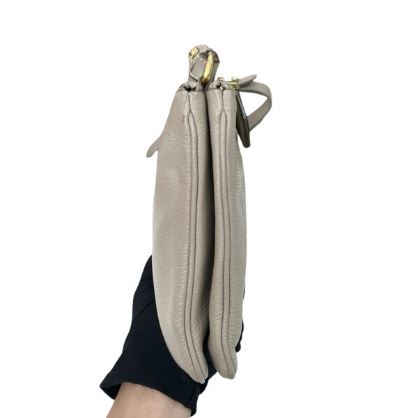 PRADA 1BH406 VITELLO DAINO CROSSBODY BAG GRAY - Image 3
