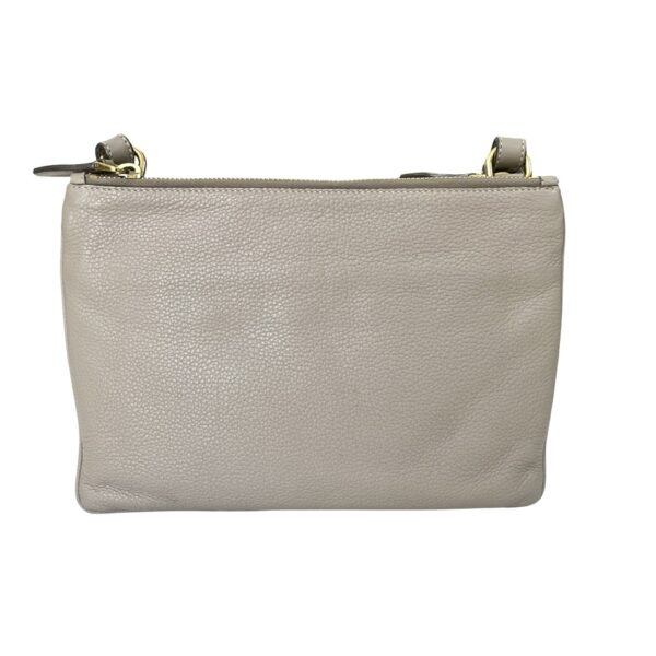 PRADA 1BH406 VITELLO DAINO CROSSBODY BAG GRAY - Image 5