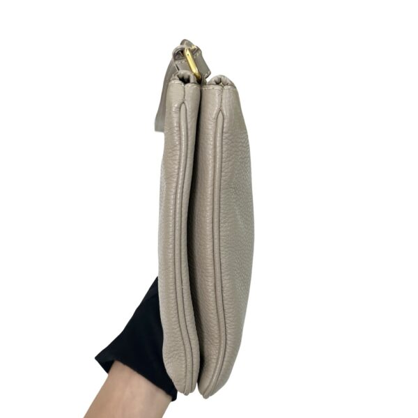 PRADA 1BH406 VITELLO DAINO CROSSBODY BAG GRAY - Image 9